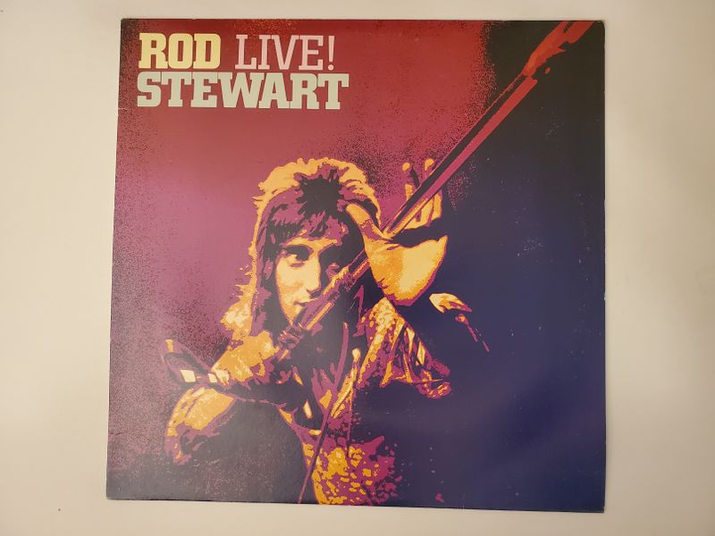 Rod Stewart Live! vinyl record